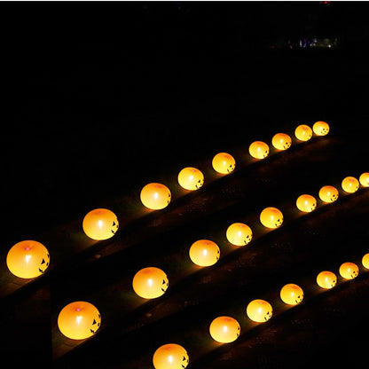 5/20pcs/Lot 10inch Halloween Pumpkin Luminous Latex Balloon Party Holiday Celebration Layout Expression Atmosphere Decor Props