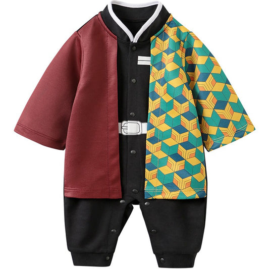 Long Sleeve 0-18 months Newborn Cartoon Cosplay Baby Boy Clothes Toddler Infant Onesie Costume Romper Jumpsuit Spring and Autumn