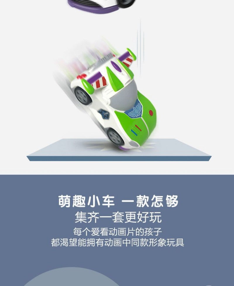 13cm Disney Pixar Toy Story Inercial Woody Buzz Carro de Fricção Boneco de Simulação Brinquedos para Desenvolvimento do Interesse Infantil
