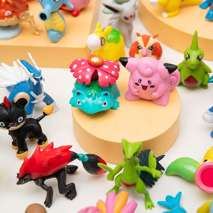 Mini Figuras Pokémon 144 de 2-3cm/250 de 4-6cm Modelo Anime Diferentes Estilos Bonecas Fofas Brinquedos Pikachu Pokémon Go Presentes de Aniversário para Crianças