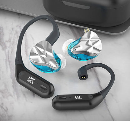 KZ AZ09 Pro True Wireless Headphones Bluetooth-Compatible 5.2 Upgrade Cable Wireless Earplugs Headset Noice Cancelling Earphones