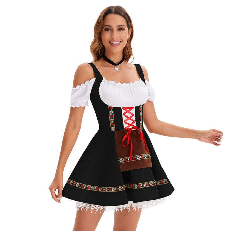 Halloween Party Costumes Makeup Dance Cosplay Clothing Stage Performance Costume Beer Girl Dresses