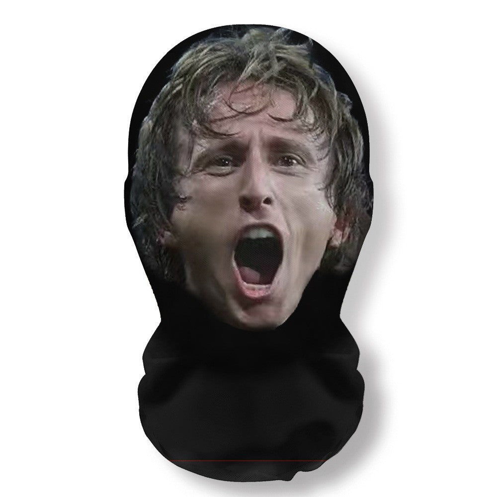 3D Printed Puff Daddy Mask Elastic Mesh Full Face Mask for Men Women Cosplay Headwear HipHop Fashion Balaclava Hood Hat Headgear