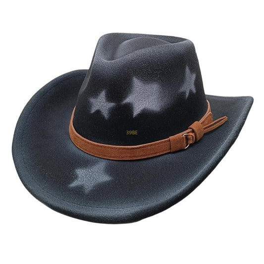 Chapéus de Cowboy Homburg Chapéu Porkpie Clássico Chapéu Panamá Estiloso Fedora com Faixa