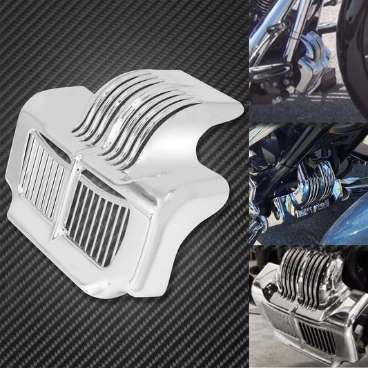 Motorcycle ABS Stock Oil Cooler Cover Black/Chrome For Harley Touring Street Electra Glide Road King FLHX FLTR FLHT 2011-2016