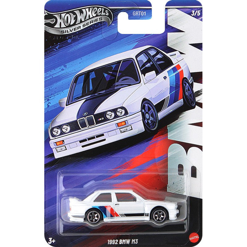 Hot Wheels GRT01 BMW M1 M2 M3 M4 M5 Alloy Car Models Set - 1:64 Scale Diecast Collection, Limited Edition Gift for Adults Kids