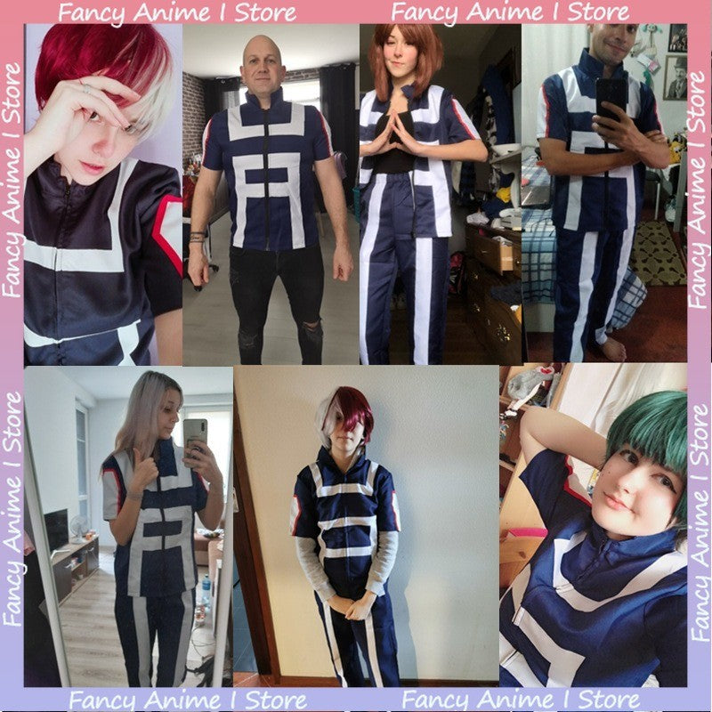 Anime My Hero Academia Cosplay Clothing Men Women School Uniform Midoriya Izuku Suit Sports Uniform Handsome Role Play Outfit