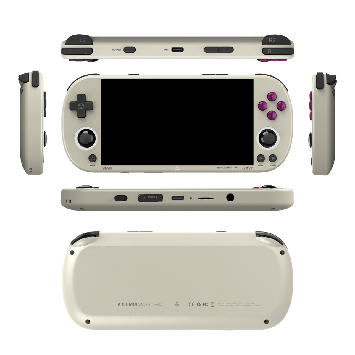 TRIMUI SMART PRO Open Source Retro Handheld Emulator 4.96" IPS 5000mAh Linux 26+ Emulators RGB Joystick Type-C Gift Joystick RGB