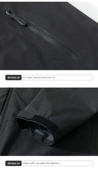 Arc Duricrust Rain-proof Jackets Mens Womens High Quality Camping Coat Outdoor Waterproof Windbreaker Hiking Mountain Clothes