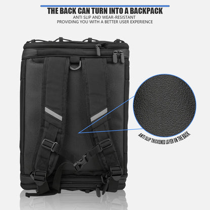 Motorcycle Tail Bag Waterproof 20L-60L Expandable Back Seat Saddle Bag Luggage Pannier Motorcycle Accessories Rider Backpack