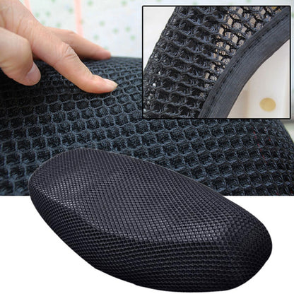 AUTCOAT 1 Peça Capa de Assento de Moto Scooter Ciclomotor Malha 3D Respirável Almofada Antiderrapante S-6XL
