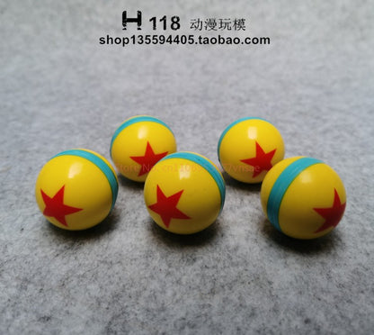 2.5cm Toy Story Mini Bola Elástica de Pu Desenho Animado Pixar Bola para Bater Infantil Brinquedo Bola do Andy Presente Surpresa de Aniversário