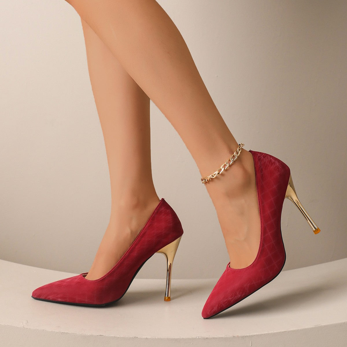 Women 10Cm Pointed Toe High Heels White Red Lady Wedding Bridal pumps Sexy fashion girl Prom Shoes Classic Black Office Shoes