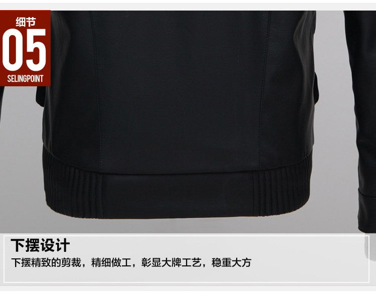 CosZtkhp Double Collars!Game Prototype Alex Mercer PU Leather Jacket Winter Coat Halloween Cosplay Costumes for Women/Men M-4XL