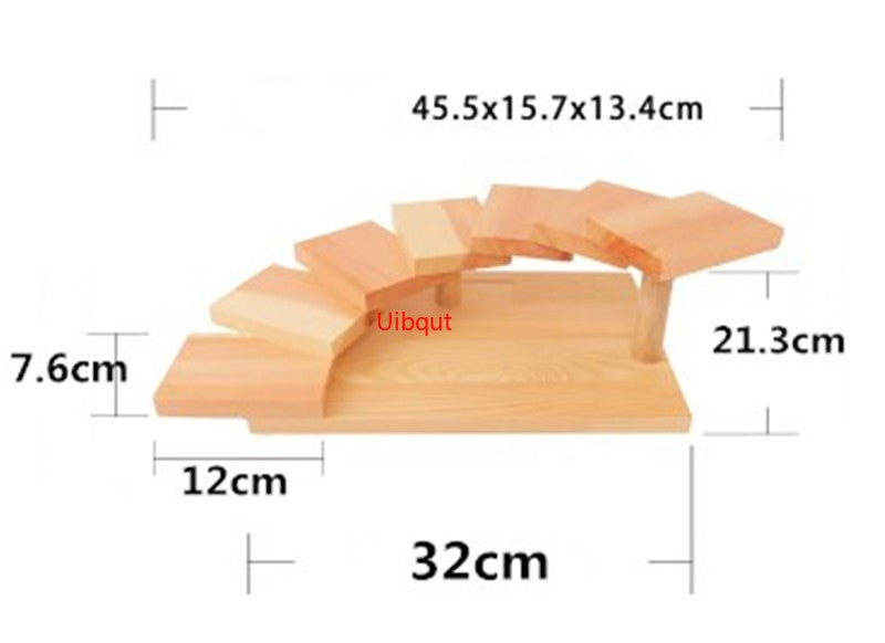 Ponte de Madeira Japonesa Barcos de Sushi Pinheiro Criativo Prato de Sushi Sashimi Bandeja Utensílios de Mesa para Sushi Decoração Ornamento