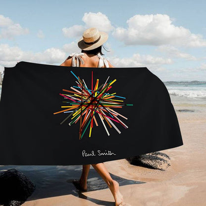 S_Smiths Fashion P_Paul Microfiber Beach Towel Absorbent Quick Dry Soft Yoga Swimming Resort Mountain Climbing Towel