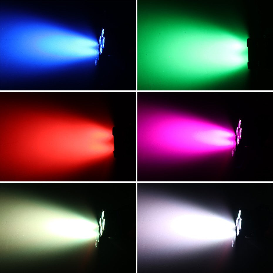 ALIEN Remote 4x8W 4IN1 RGBW Mini LED Stage Par Light DJ Disco Bar Party Dance Birthday Holiday Wedding Xmas Stage Effect Lamp
