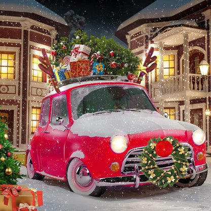 Acessórios de decoração de carro de Natal com chifres de LED luminosos, chifres de veado para carro, caminhão, SUV e decoração de veículos.
