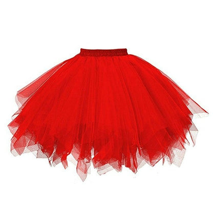 Tulle Skirt Women's Tutu Skirt 50s Rockabilly Petticoat for Carnival Costumes Tutu Underskirt Dance Skirt Ballet Skirt Cosplay
