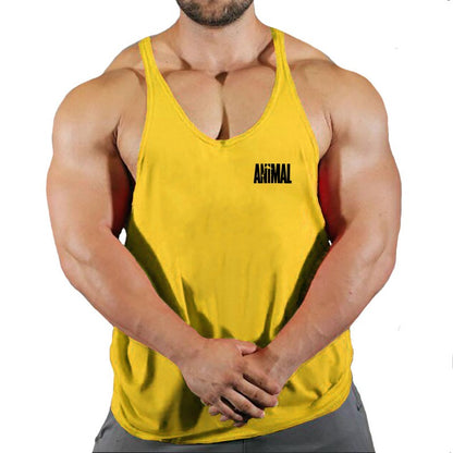 Summer Brand Fitness Tank Top Men Bodybuilding 2022 Gyms Clothing Fitness Men Shirt slim fit Vests pure cotton Singlets Muscle T