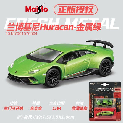 Maisto 1:64 Modelos de Carros Esportivos de Liga Ferrari Lamborghini Porsche Brinquedos de Metal Fundido para Coleção de Meninos
