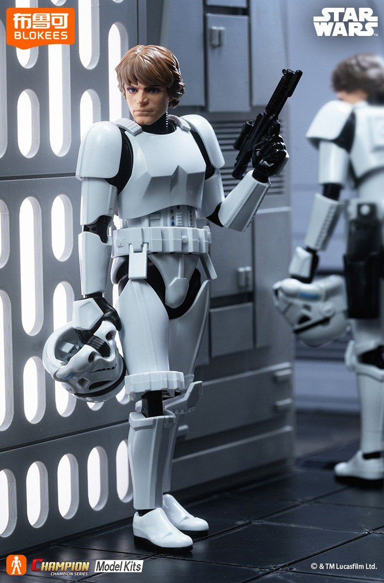 New Blokees Anime Figures Star Wars Beyond Edition Toy Model Figures Luke Skywalker Movable Toy Custom Collection Birthday Gift