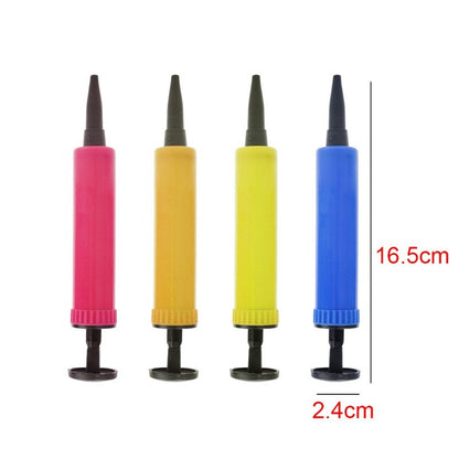 Hand Push Balloon Pump Plastic Balloon Inflater Air Pump Balloon Accessories Birthday Party Wedding Supplies Randomly Color