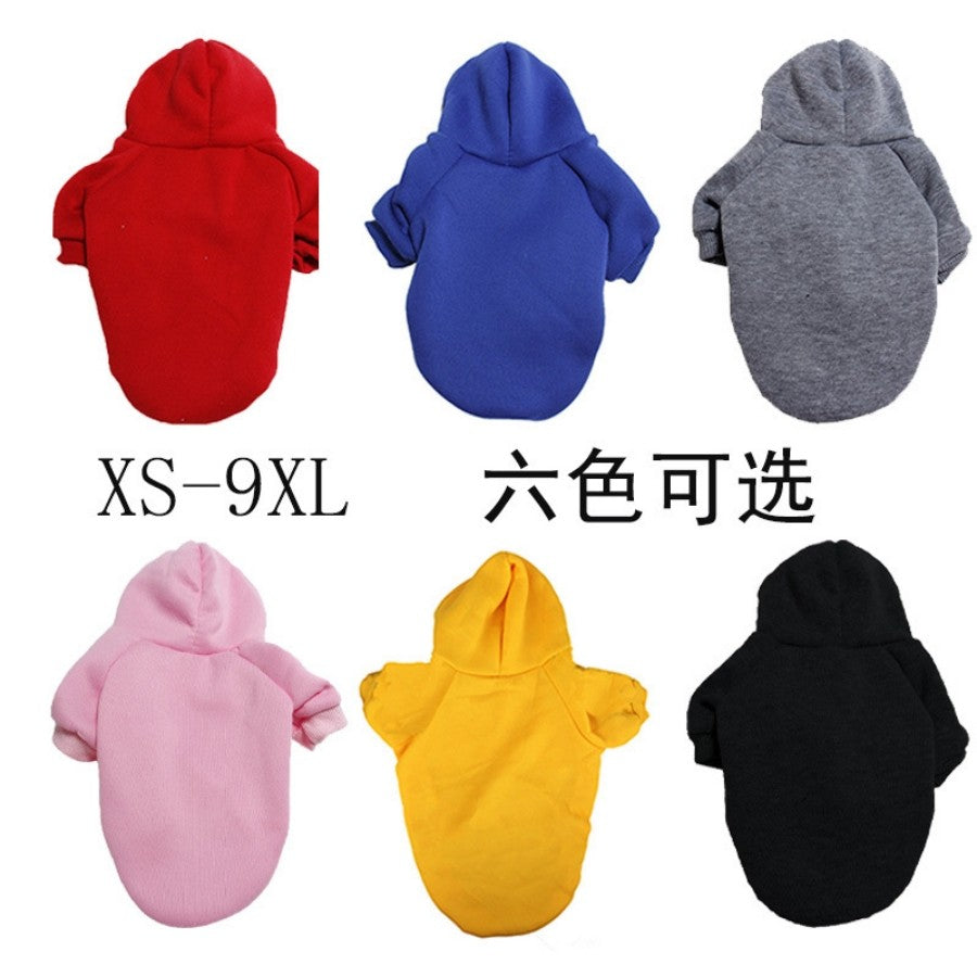 Moletom com Capuz de Inverno para Cães, Blusão Esportivo Quente, Roupa para Cães Pequenos, Médios e Grandes, Moletons com Capuz para Filhotes