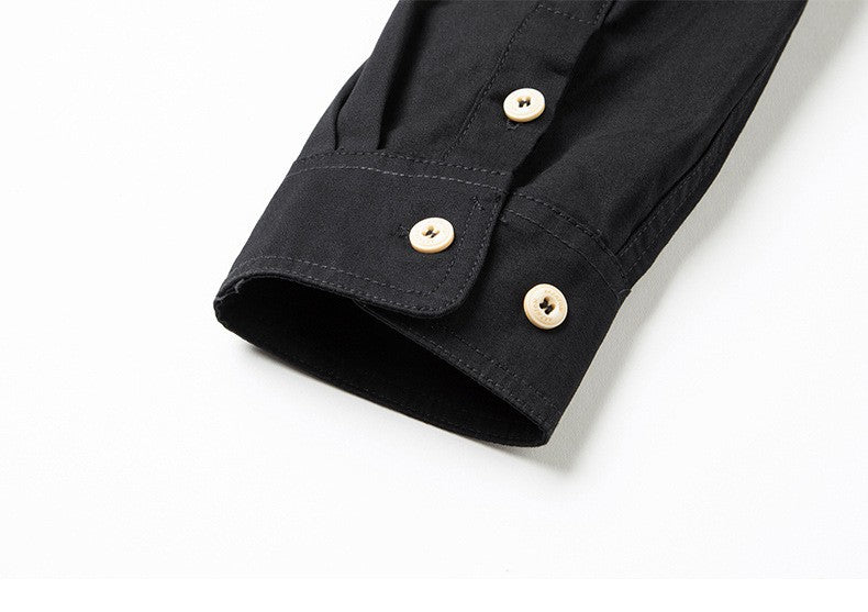 Men Outdoor Multi Pockets Long Sleeved Cargo Shirts High Quality Man Cotton Loose Shirts New Spring  Male Casual Shirts Size 5XL