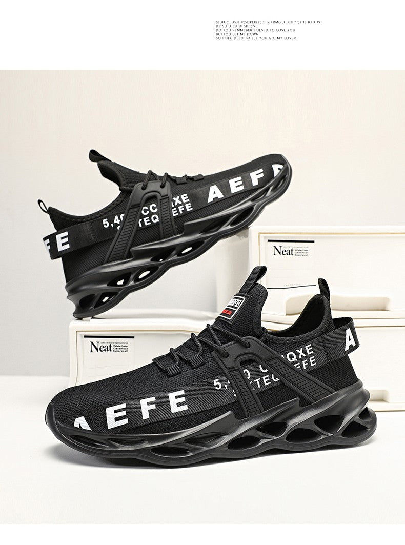 Tênis Masculino YRZL Calçados Masculinos Tênis Designer de Luxo Sapatos Masculinos Casuais Plataforma Antiderrapante Tênis de Corrida Masculino