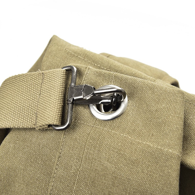 Mochila de Viagem Masculina de Grande Capacidade para Montanhismo, Bolsa de Mão, Mochilas Masculinas de Ombro Tipo Balde de Lona de Alta Qualidade