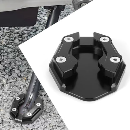 Suporte Lateral Extensor Universal para Motocicleta Scooter Bike, Placa de Apoio para Extensão do Pé, Base Alargada Antiderrapante
