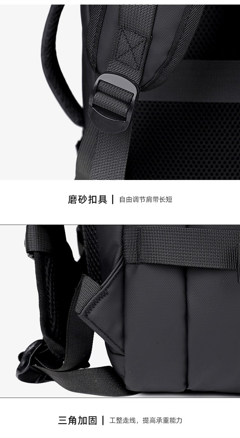 Mochila Masculina Nova a Vácuo Mochila de Compressão Multifuncional para Computador Bolsa de Viagem Expansível de Grande Capacidade