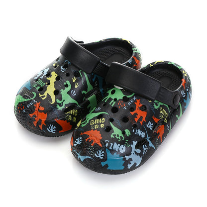 Boy Girls Sandals Cartoon Printed Shoe Toddler Shoes Soft Sole Slippers Kids Breathbale Summer Beach Shoe Toddler Shoes
