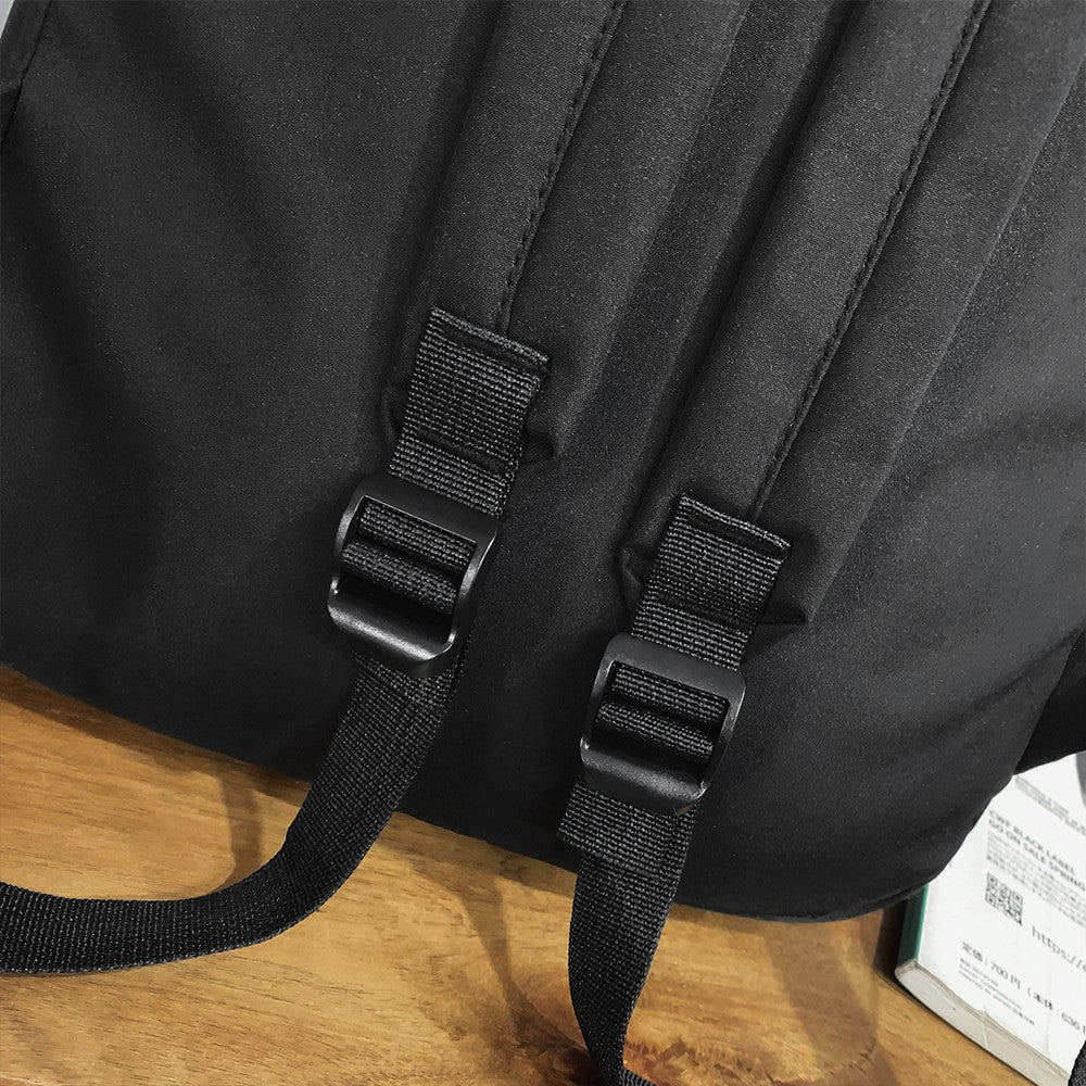 Mochila Escolar para Ensino Médio, Mochila Masculina para Campus, Mochila Feminina de Viagem Simples de Grande Capacidade