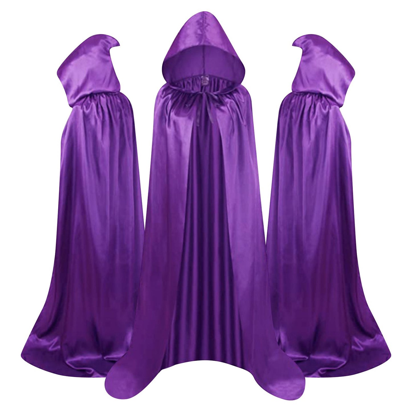 Halloween Cape Classic Fashion  Stand-Up Tie Hood Death Cape Masquerade Party Cosplay Cloak Costumes Accessories Props