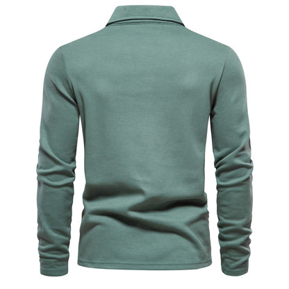 AIOPESON Men's Embroidery Polo Shirt Fashion Turn down Collar Casual Social Luxury Golf Shirt