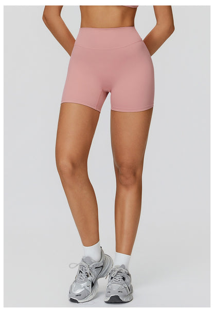 SWELTERING Yoga Shorts High Waist Fitness Cycling Shorts Women Butt Lifting Gym Workout Short Tights Female Running Sport Shorts