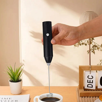 Handheld milk frother, 3-speed electric egg beater, charging portable beverage jam milk coffee machine, household kitchen mixer