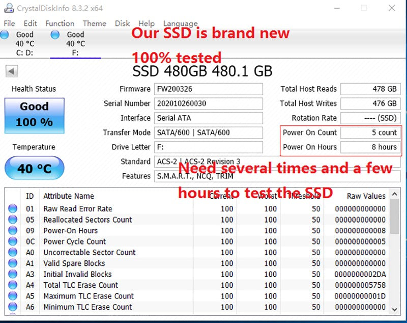 Goldenfir M.2 NVMe PCIe3.0×4 SSD 240GB 512GB 1TB Internal Solid State Drive 2280 For Laptop Desktop