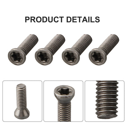 10 Peças Parafusos Torx M2.5 M3.5 Para Substituir Pastilhas de Metal Duro Ferramentas de Torno CNC Oficina Ferramentas Manuais Suprimentos
