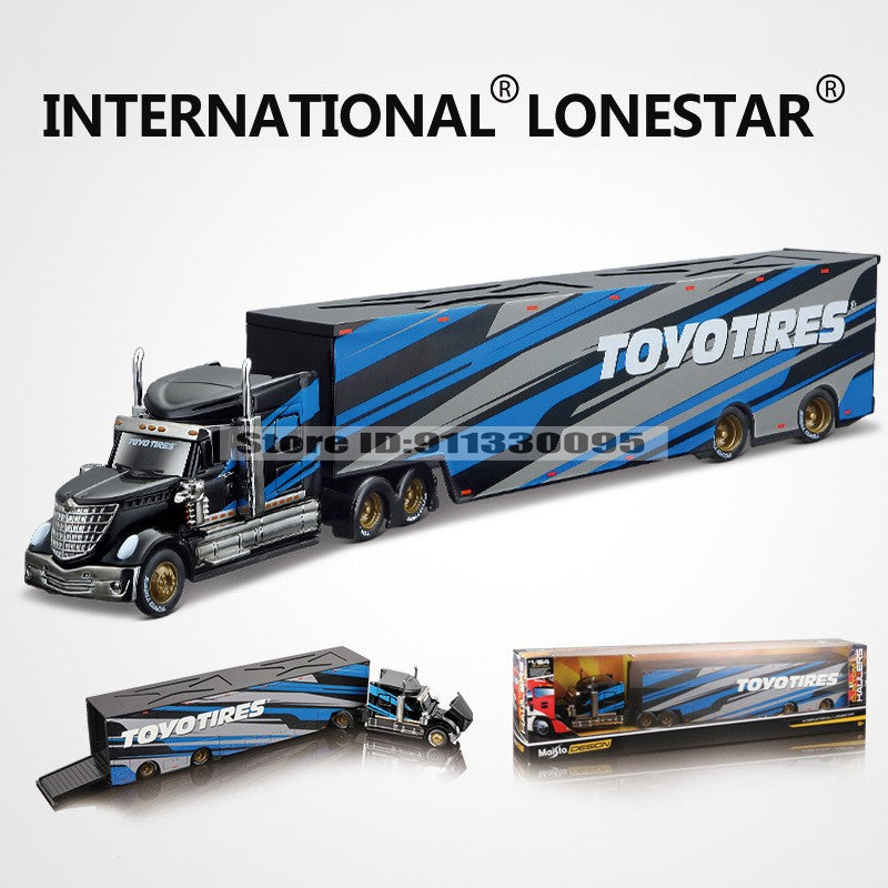 Maisto 1:64 MACK Anthem LoneStar UP Transporte Fabricação de Fundição Reboque Modelo Simulação Modelo Coleção de Carro de Liga
