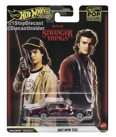 Nova Coleção de Carrinhos Hot Wheels HXD63 Pop Culture Series Stranger Things Godzilla De Volta Para o Futuro Forza Matrix Brinquedos