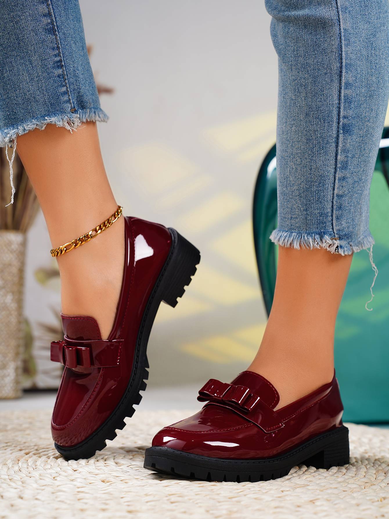 2024 New Summer Ladies Fashion Round Toe Retro Solid Color Mary Jane Shoes Daily Casual Shopping Ladies High Heels Zapatos Mujer