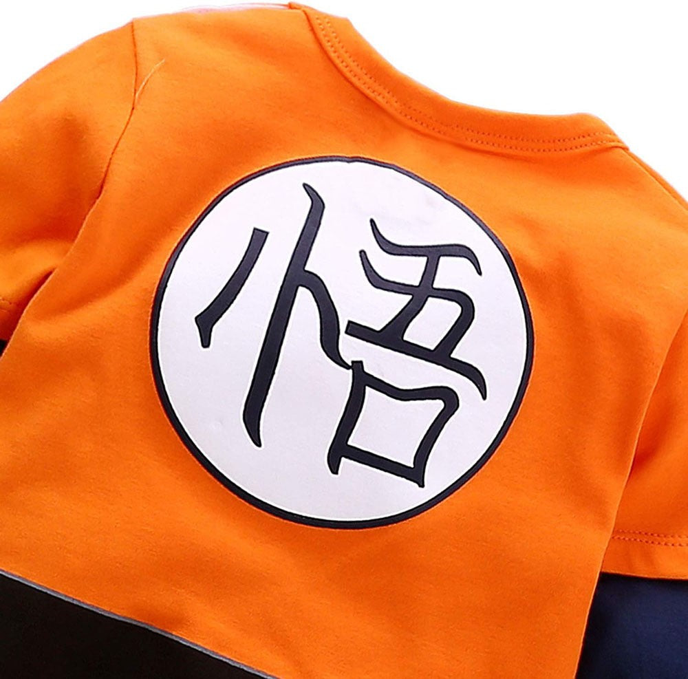 IURNXB Macacões de Bebê Recém-Nascido Manga Longa Meninos Anime Cosplay Traje Macacão Roupas Infantis Fofas Desenho Animado 0-24M