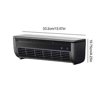Wall-Mounted Air Cooling Fan 3 Speeds Desk Fan 6000mAh  Rechargeable Table Fan for Home Kitchen Bedroom Office