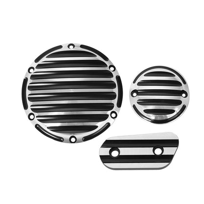 Tampa de Inspeção de Embreagem de Temporizador de Derby de 6 Furos para Motocicleta Harley Sportster Iron XL883 XL1200 Seventy Two