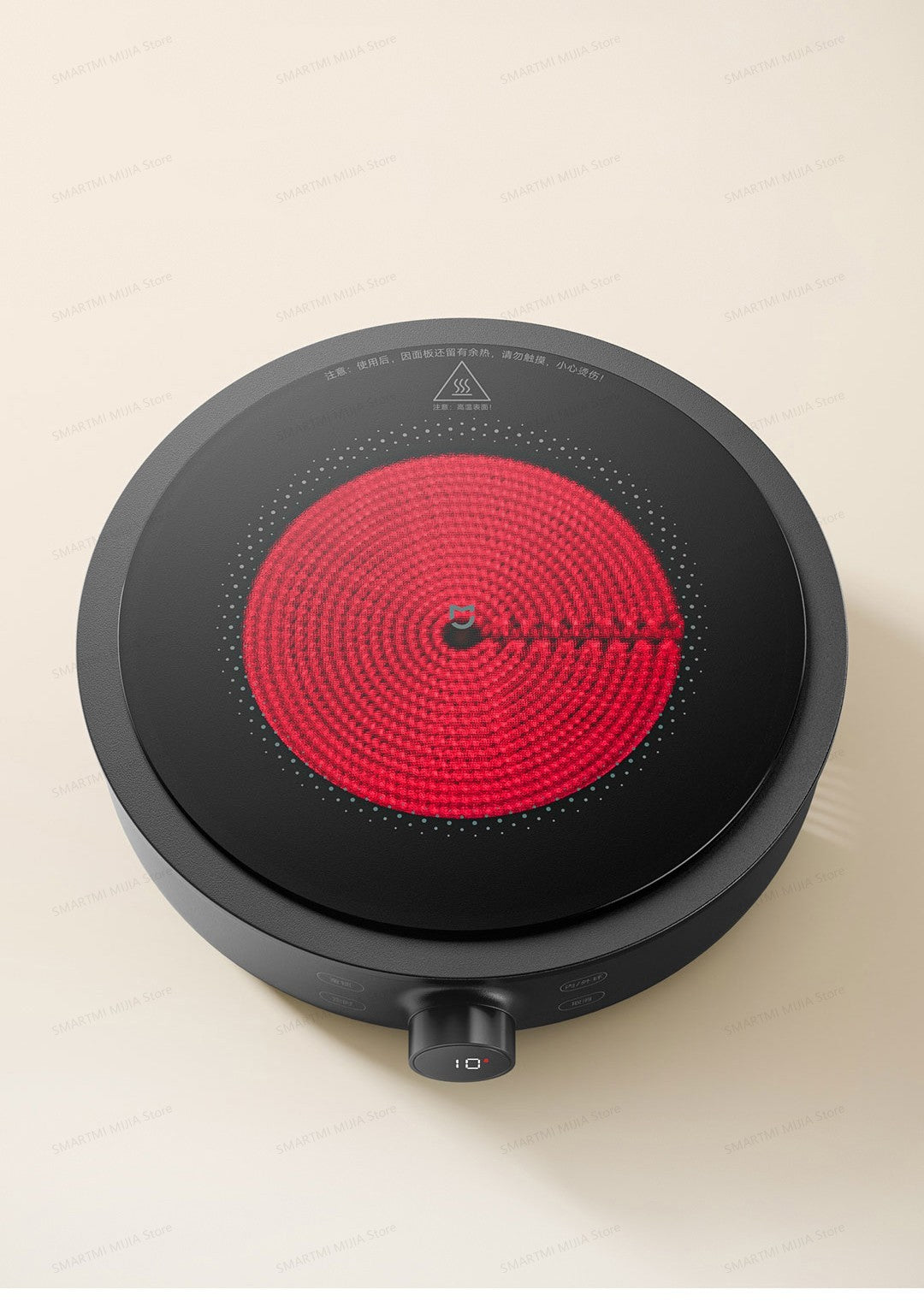 XIAOMI MIJIA Electric Ceramic Cooktop,10?Level Power With Child Safety Lock,Timer,2200W Induction Cooker,CN Version With Adapter