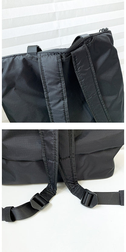 Mochila Feminina e Masculina Grande Capacidade Unissex Mochilas Nylon Impermeável Bolsa Esportiva Bolsas Escolares Tendência Portátil Lazer Viagem Bolsa de Mão