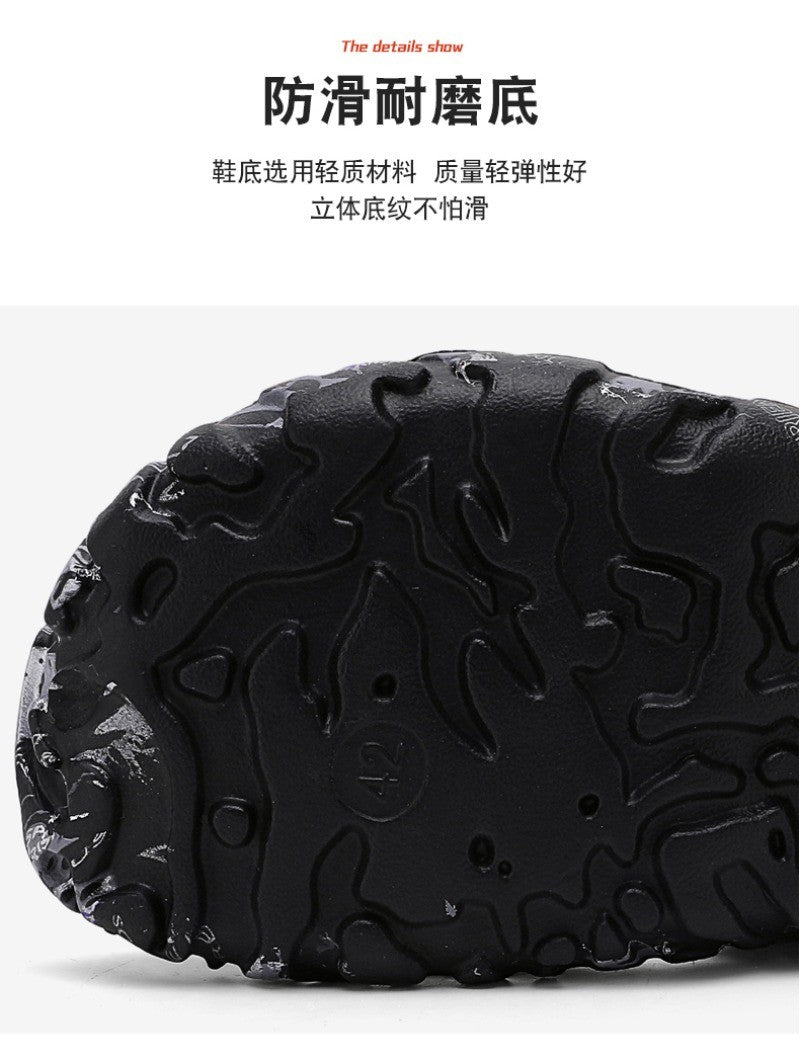 2025 Men's Summer Clogs Sandals Eva Slippers Men Fashion Flat Sandals Men Leisure Slides Men Casual Shoes Plus Size 46 47